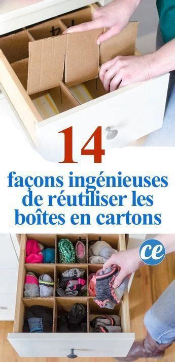 14 Façons Ingénieuses De Réutiliser Les Boîtes En Cartons En 2020 Boite En Carton Réutiliser