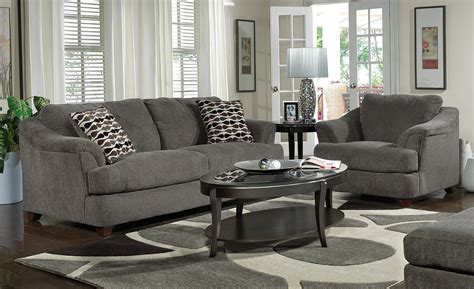 Gray Living Room Furniture 2017 Grasscloth Wallpaper