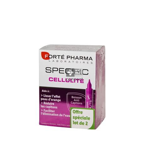 Forte Pharma Specific Cellulite 2 X 10 Monodoses Prix Promo