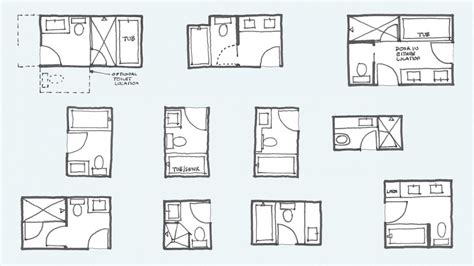 When Designing A Bathroom There Are A Few Common Bathroom Floor Plans