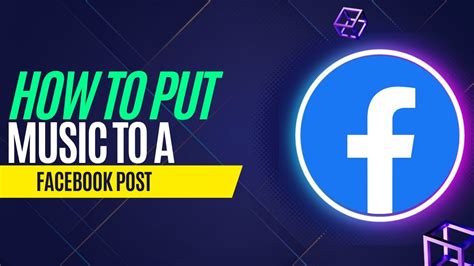 How To Add Music To A Facebook Post 2022 Youtube