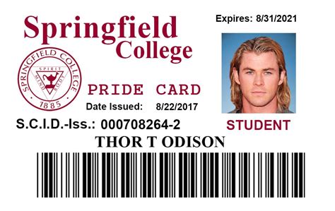 Springfield College Student Id Idviking Best Scannable Fake Ids