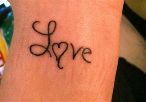40 Love Tattoos On Wrists