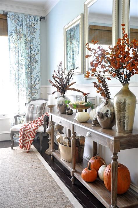 Fall Dining Room Console Styling Honey Were Home Dining Room