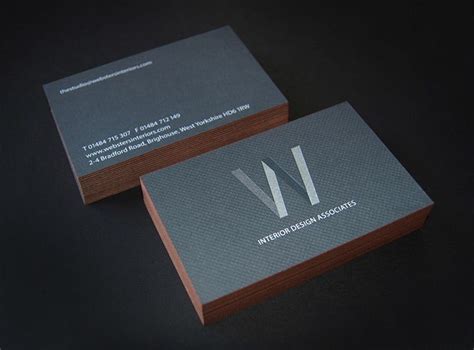 Business card designs for long. lovely-stationery-w-interior-design-associates-3 | Interior designer business card, Graphic ...