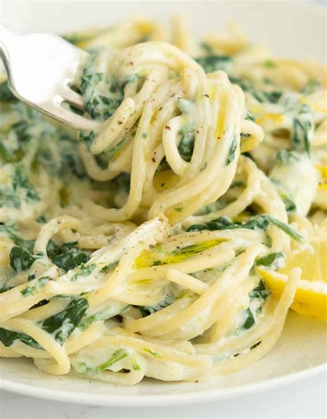 Easy Lemon Ricotta Pasta Spinach