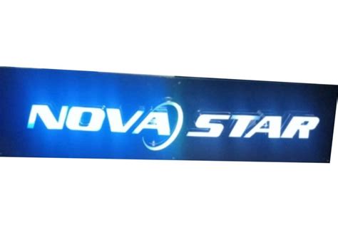 Aluminum Nova Star Led Sign Board Shape Rectangular At Rs 599sq Ft