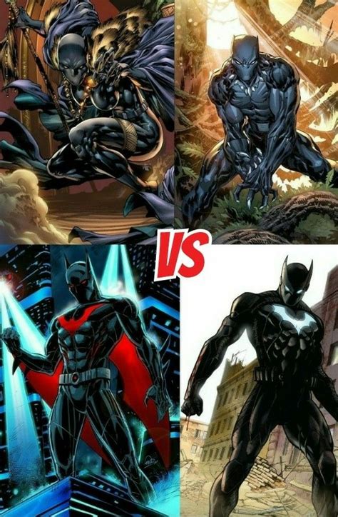 Batman Beyond And Batwing Vs Tchalla And Shuri Marvel Vs