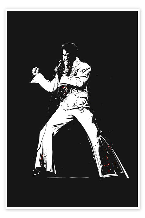 Wandbild „elvis Presley“ Von Tompico Posterloungede