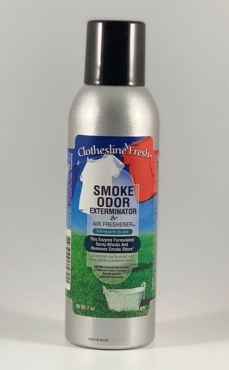Smoke Odor Eliminator Spray 7oz Can Clothesline Fresh Air Fresheners