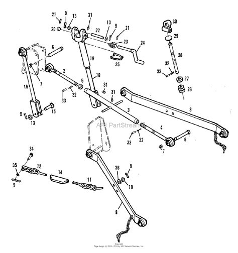 Three Point Hitch Parts Diagram