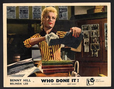 Belinda Lee In Who Done It 1956 Belinda Lee Benny Hill Ealing Films