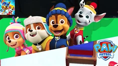 Paw Patrol Rescue World New Winter Festival At Mayor Goodway Youtube