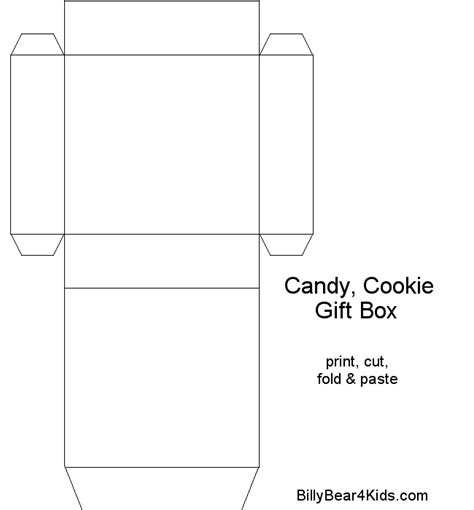 Cookie Box Template Printable
