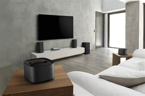 A massive 4k tv is always an excellent addition to a home theater setup. Philips' living room audio gear includes 'detachable' speakers