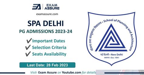 Spa Delhi Pg Admissions 2023 24 Open Now Masters Degree At Spa Delhi Important Dates