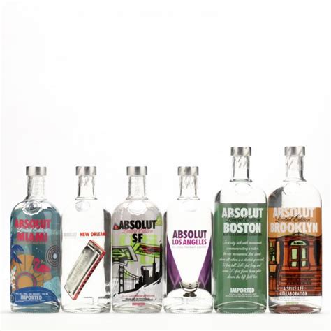 Absolut Vodka Limited Edition Collection Lot 1 Small Collection Of
