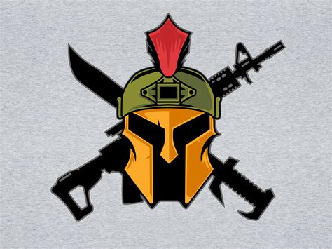 Airsoft Spartan Logo Art By Asik On Dribbble