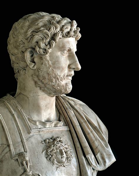 Marmarinos “roman Bust Of Emperor Hadrian Dated To The 2nd Century Ce Marble Photo Taken By