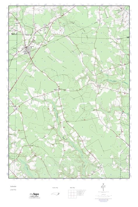 Mytopo Aulander North Carolina Usgs Quad Topo Map