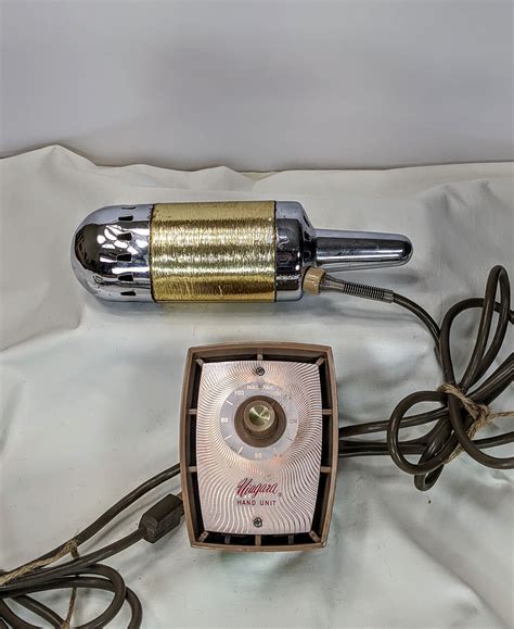 vintage 1950 s chrome niagara hand unit electric personal massager by monarch massage equipment