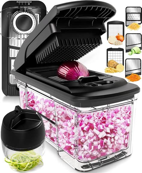 Fullstar All In 1 Vegetable Chopper Mandoline Slicer And Cheese Grater