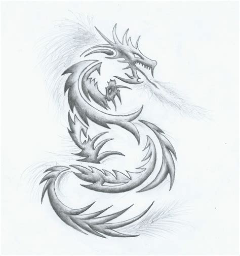 Dragon drawing simple dragon dragon head drawing tutorial. 21 best Cool Dragon Tattoo Drawings images on Pinterest ...