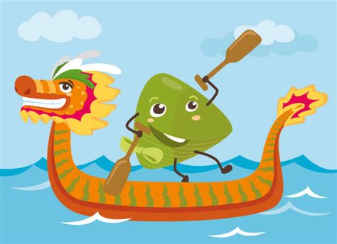 The dragon boat festival is one fifth day of the fifth lunar month of the year. Dragon Boat Hong Kong Illustrations, Royalty-Free Vector ...