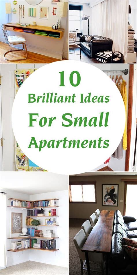 10 Clever Ideas For Your Small Apartment Small Apartment Organization
