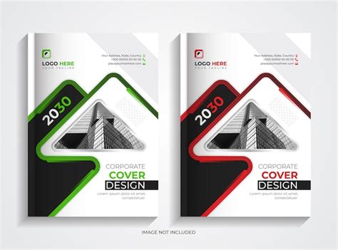 Premium Vector Minimal Profesional Corporate Book Cover Design Set