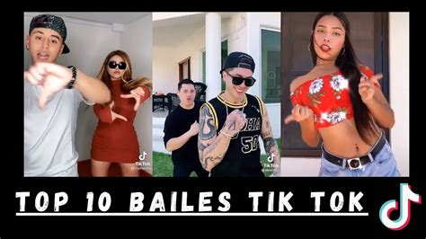 Top 10 De Bailes Virales De Tik Tok Top 10 Dance Tik Tok Youtube