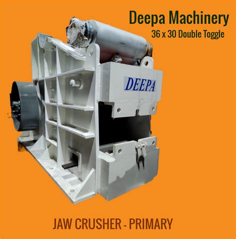 Deepa 36x30 900x750mm Primary Jaw Crusher For Stone Capacity 100 200 Tph At Rs 3500000 In