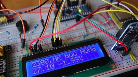 Arduino Nano Esp8266 Stock Ticker And Synchronised Clock Youtube