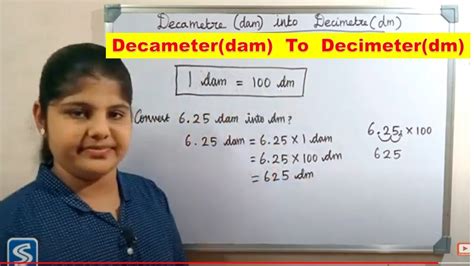 How To Convert Decametre Into Decimetre Decameter Into Decimeter Youtube