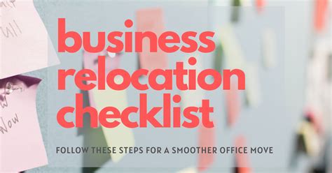 Business Relocation Checklist Follow These Steps For A Smoother Office