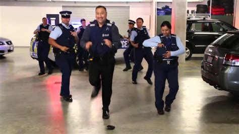 New Zealand Police Running Man Challenge Youtube