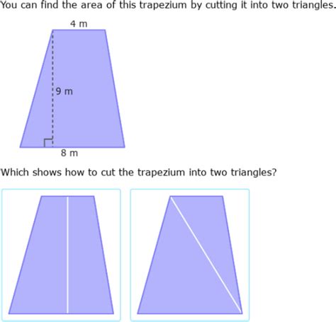 Ixl Understanding Area Of A Trapezium Year 8 Maths Practice