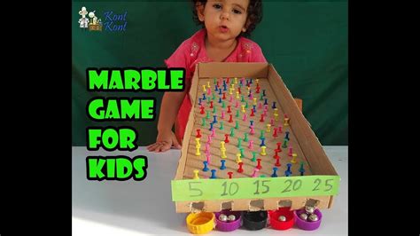 How To Make A Marble Game For Kids Youtube