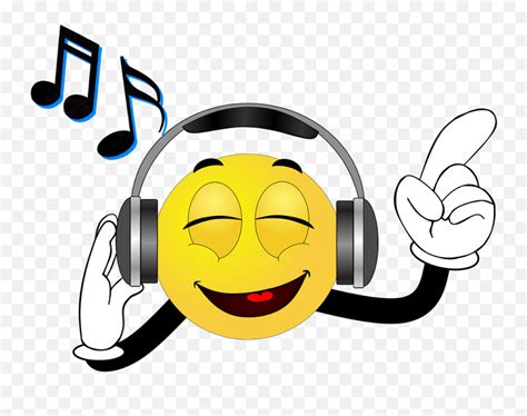Scmyheadphones Myheadphones Music Emoji Emoticon Smiley Headphones