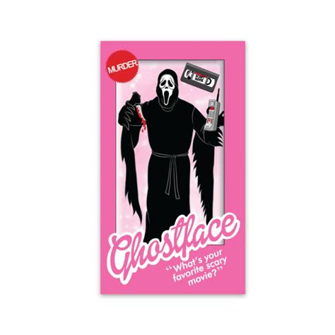 Ghostface Barbie Crossover Halloween Sticker