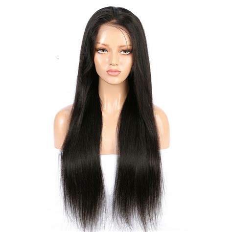 Virgin Brazilian Straight Hair Lace Front Wigs Lfwbst