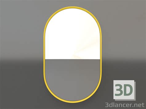 3d Model Mirror Zl 14 450х750 Luminous Yellow 75440