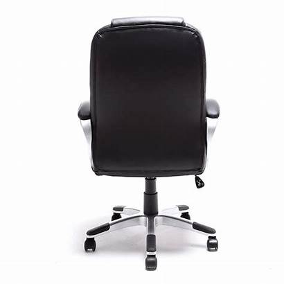 Chair Office Executive Leather Brown Desk Task