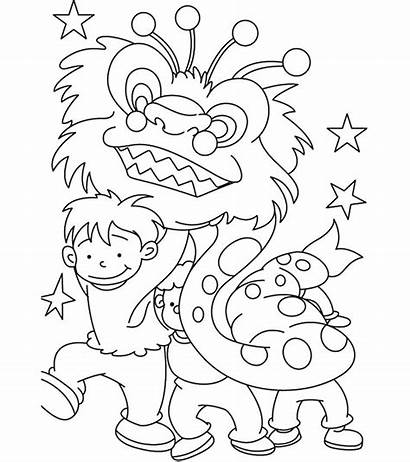 Chinese Coloring Pages Printable Happy Colouring China