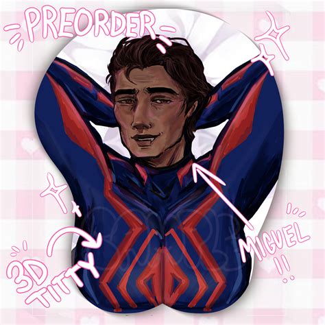 Preorder Spiderverse Miguel Ohara 3d Mousepad Etsy
