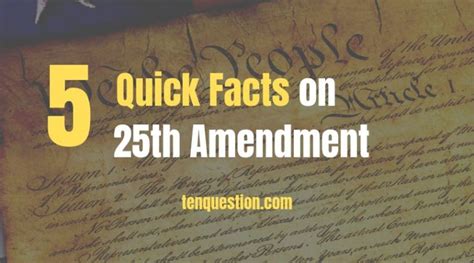 25th Amendment To Constitution With Images Constitution Facts Amendments