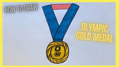 How To Draw A Gold Medal YouTube