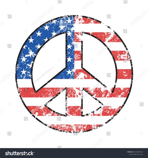 Peace Sign American Flag Images Stock Photos And Vectors Shutterstock