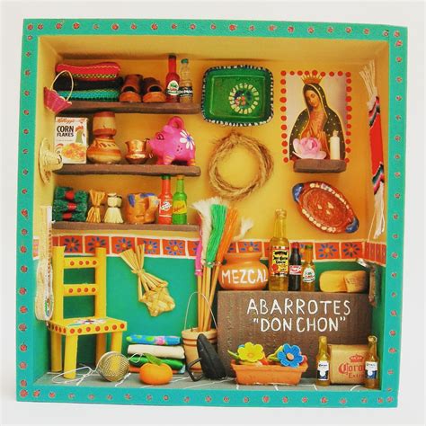 Abarrotes "Don Chon" #Nicho #Diorama #MexicanFolkArt #MexicanArt #