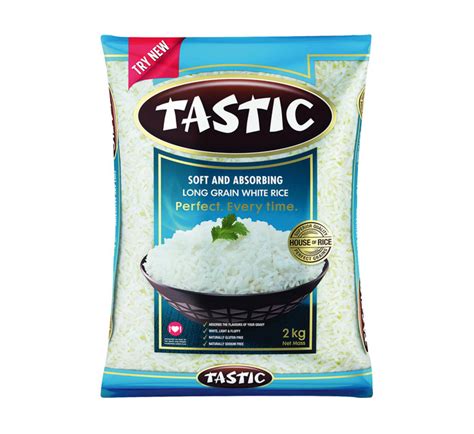 Tastic Long Grain Rice White Soft And Absorbing 1 X 2kg Makro